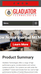Mobile Screenshot of gladiatortechnologies.com